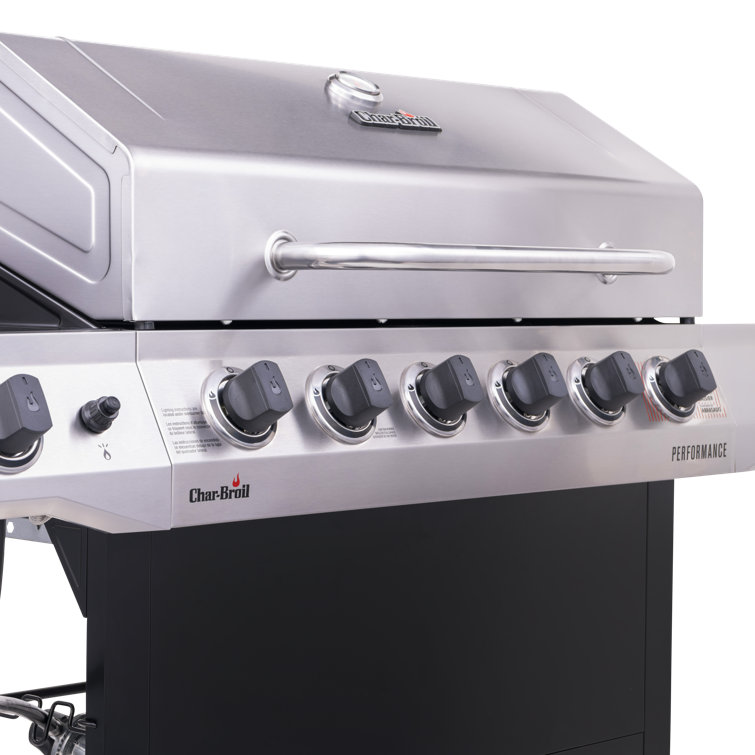 CharBroil Char Broil Performance Series Free Standing 6 Burner Gas